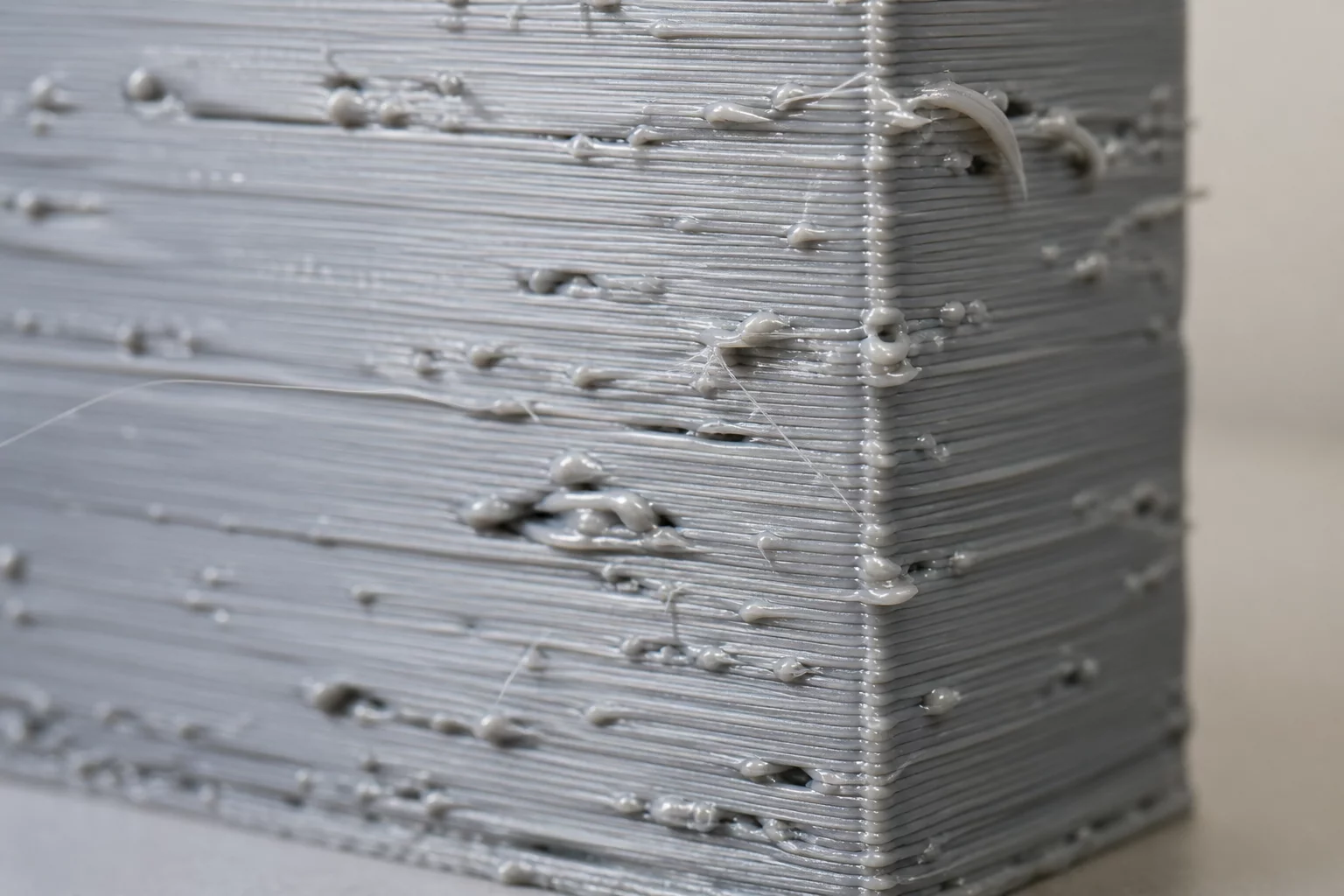 Over-Extrusion Blobs and surface roughness