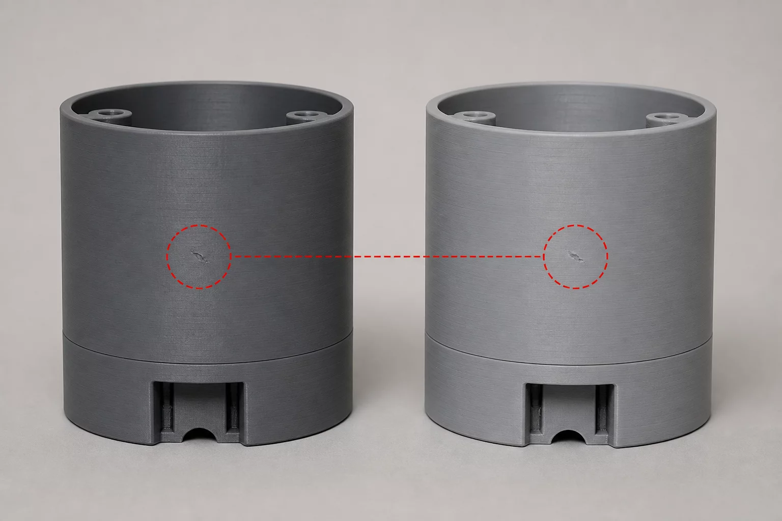 Comparison of duplicate defect artifacts across multiple print runs